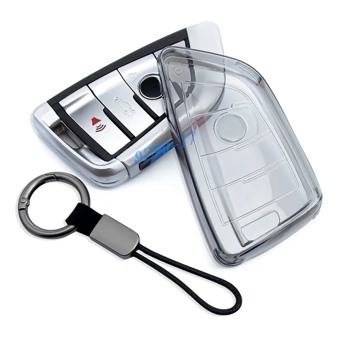 High Quality Black Transparent Keychain Shell Keychain Suitable for BMW G20 G21 G22 G30 G31 F48 F39 G01 G05 G06 G07 G14 F40 F44