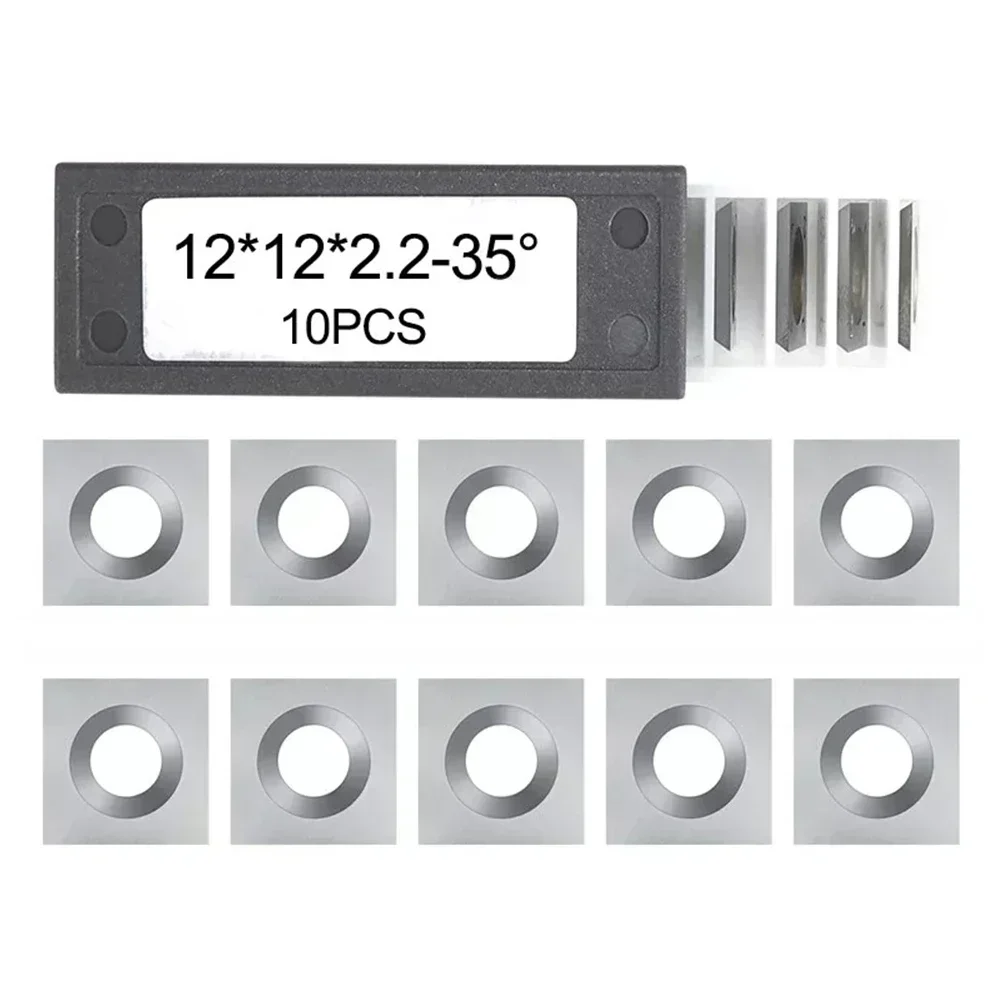 

Planer Accessories Carbide Inserts Woodturning Projects 4 Edges Design Bevel Cut Dull Blade Rotation Replacement Parts