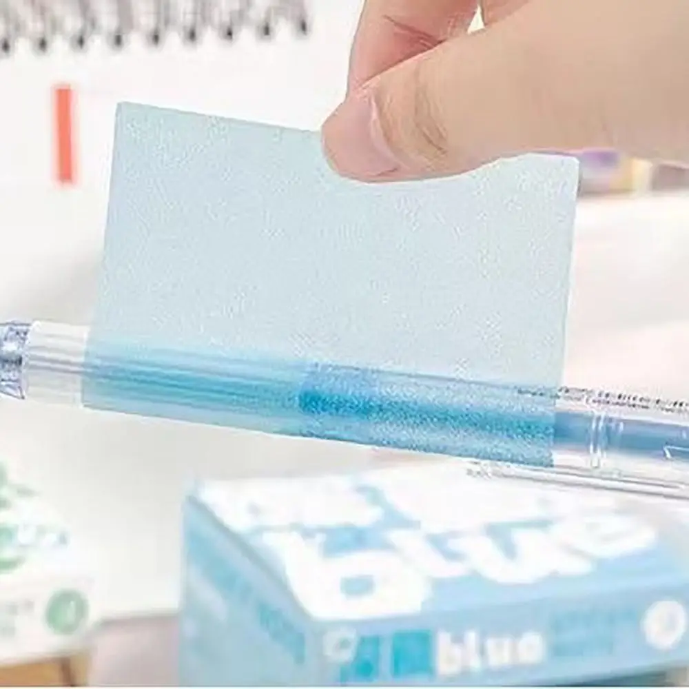 126 folhas transparente pérola perolada abas pegajosas volta adesivo completo gravável notas pegajosas estética papelaria em branco bloco de notas