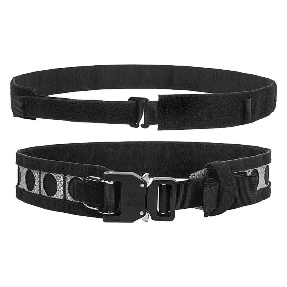 

Легкий тактический ремень с быстрым расстегиванием, двухслойный поясной ремень для мужчин, пояс для активного отдыха с быстрой пряжкой NA197S