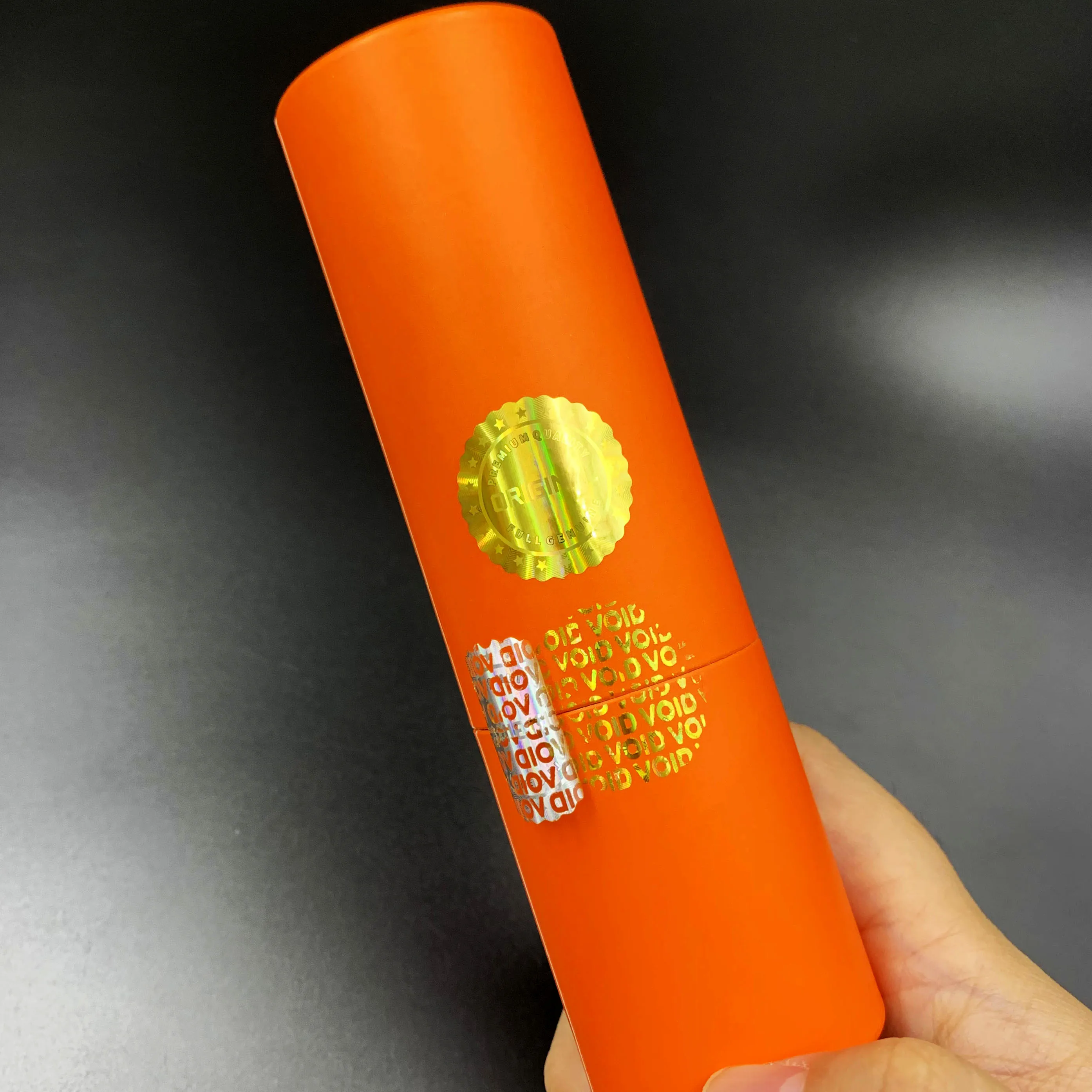 1000pcs Golden Hologram Laser Label Stickers, Flower Pattern Disposable Warranty Tamper Proof Security Original Labels Sticker - view 4