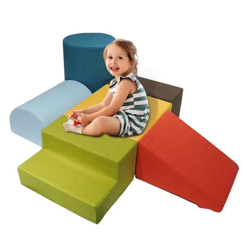 for Children Indoor Playground Set Colorful Foam Baby Building Blocks for School Soft Play Equipment with Crawlers and
