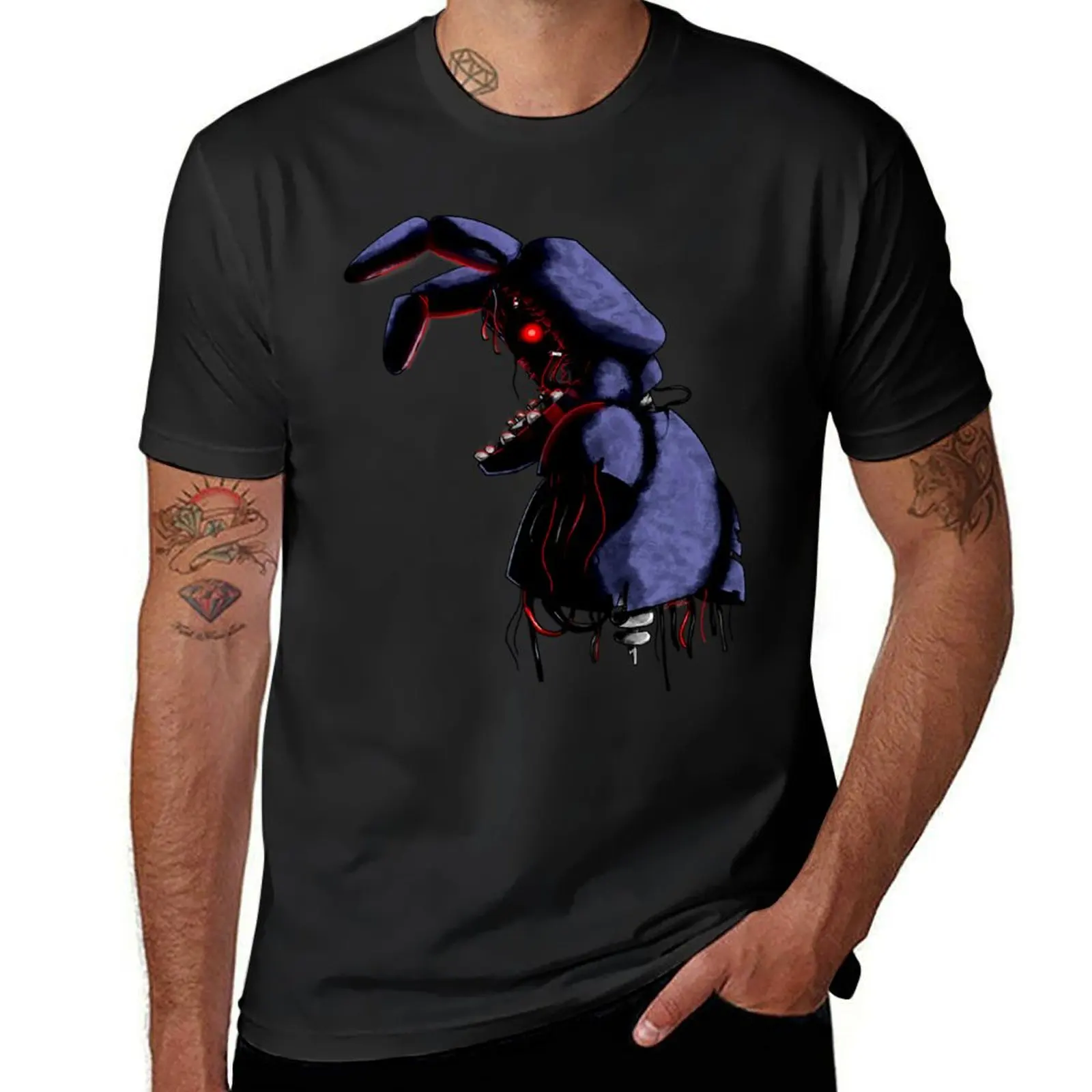 Withered Bonnie T-Shirt for a boy shirts graphic tees customizeds oversizeds men graphic t shirts