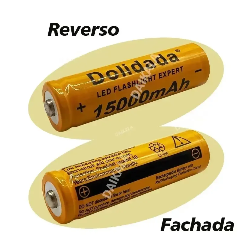 2024 Bestselling 100% capacity 15000mAh 3.7V 18650 lithium-ion battery rechargeable 18650 for LED flashlights free shipping