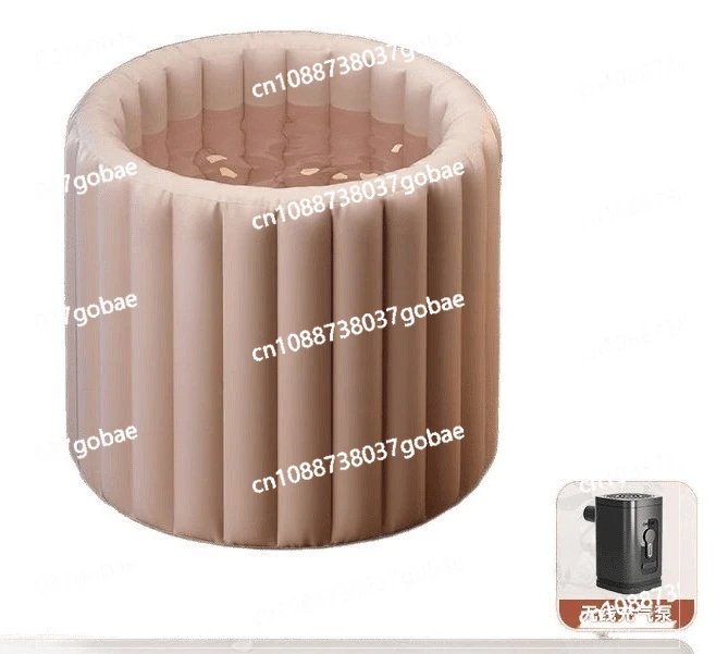 

Installation-free automatic inflatable bath bucket Foldable bath tub