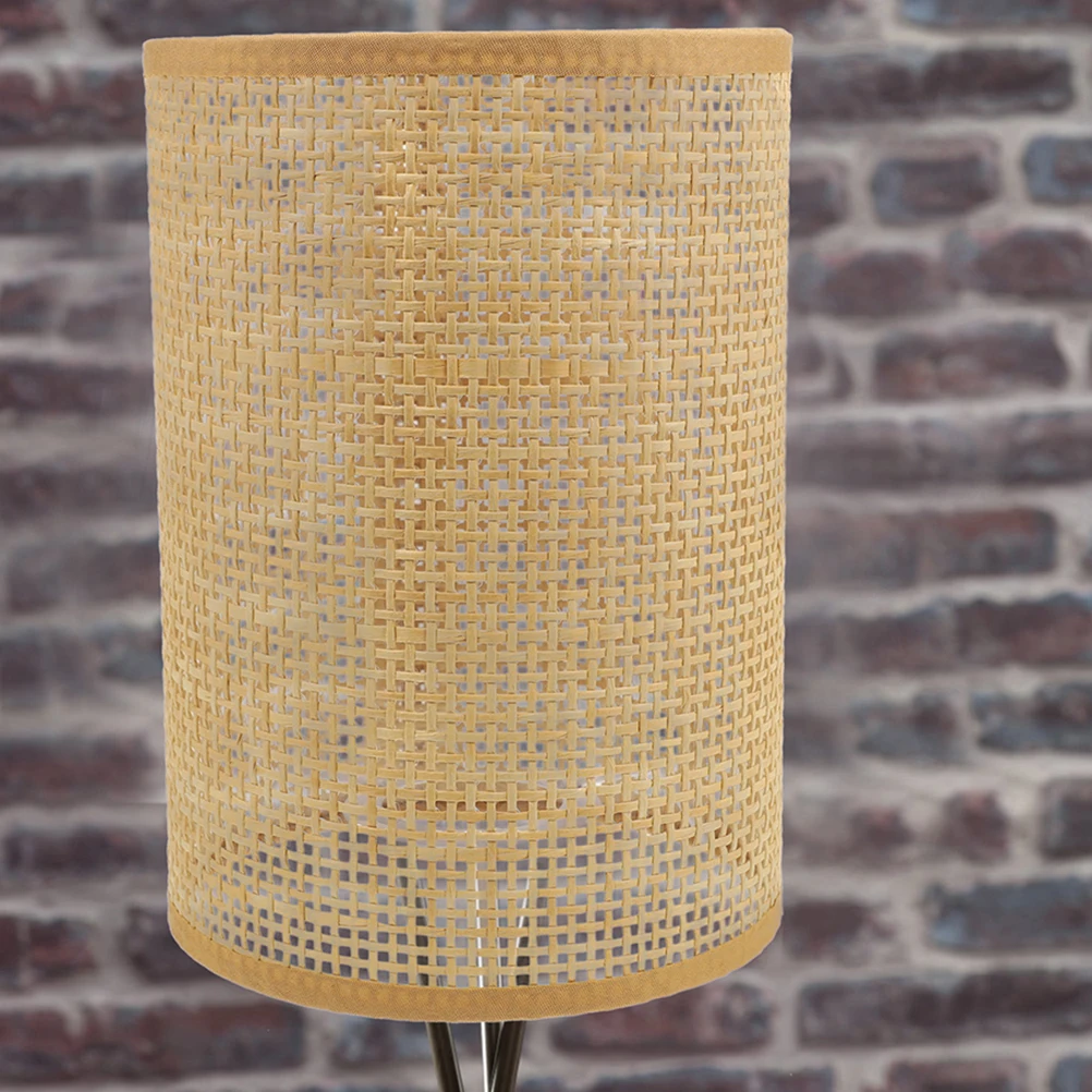 

2pcs Lampshade Rattan Woven Bamboo Pendant Light Cover Ceiling Decorative Replacement Shades Softened Light Lightweight