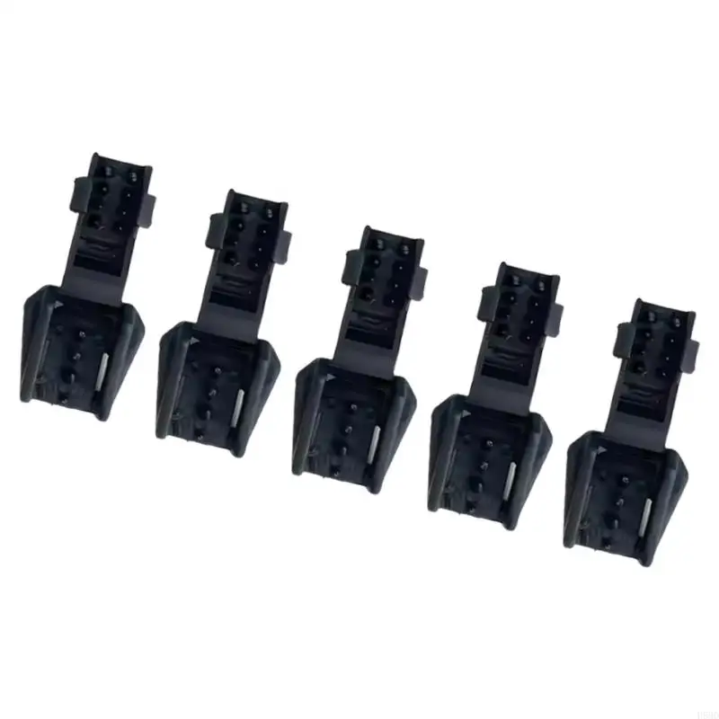 5Pcs Zippers Tail Clip Zippers Pulls Cord End Cap Plastic Shoe Lace End Clip For Paracord & Cord Tethers Tip Cord Lock 