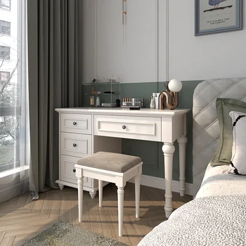 تصميم جديد لغرفة النوم الحديثة وغرفة المعيشة وخزانة ذات 4 أدراج وخزانة الملابس