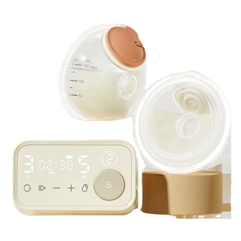 Electric Intelligent Automatic Double Breast Pump, Hospital Grade Baby Milk Extractor, Hands-Free Breastpumps, Korea Technology