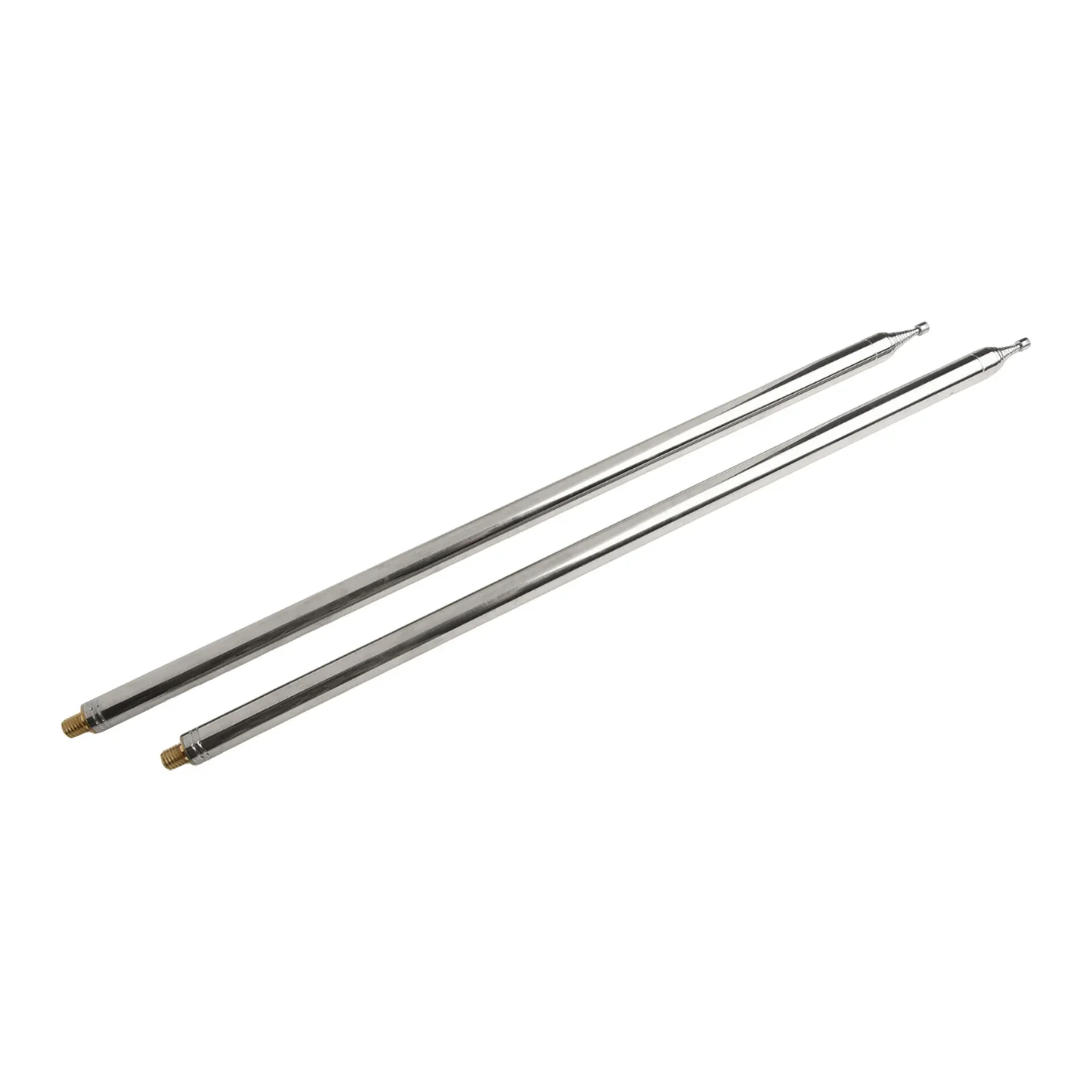 

5 6M Stainless Steel 201 Telescopic Whip Antenna 2 Pieces Set For HF Radio Use DIY Shortwave And Antenna Applications