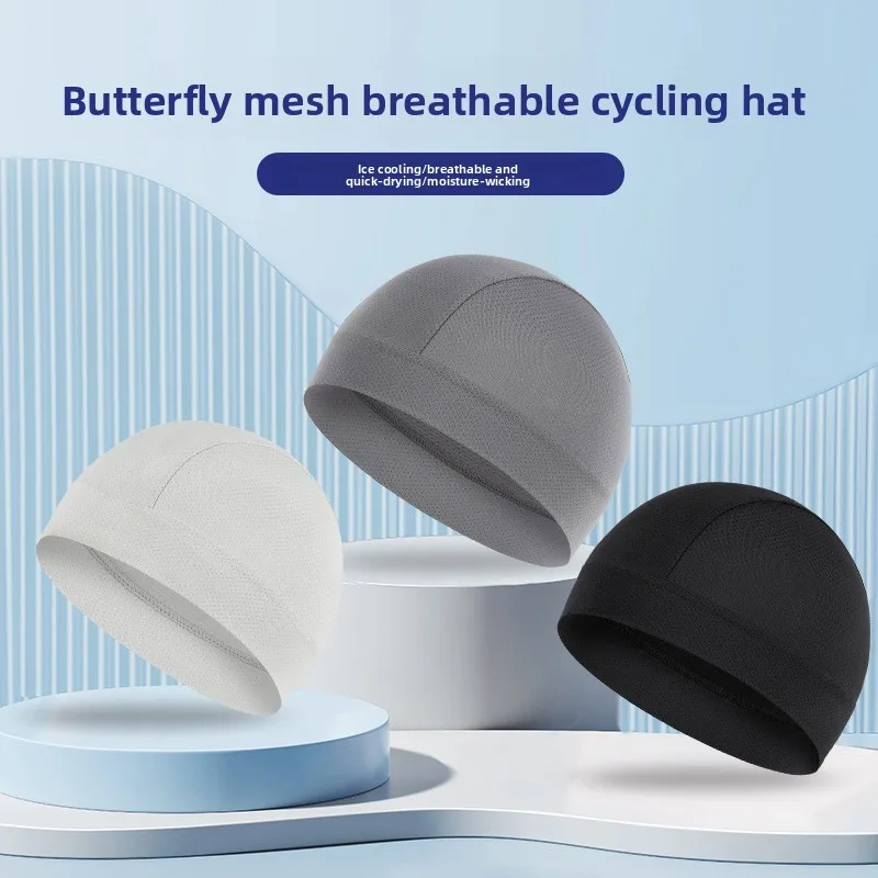 

Men's Cycling Hat Sun Protection Outdoor Hiking Ice Silk Mesh Helmet Inner Lining Running Ice and Snow Men's Fishing Hat