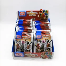 MEGABLOKS Anime Dinosaur Power Rangers Blocks Blind Bags Toys Assembled Figure Model Doll Toys Collectible Children Gifts