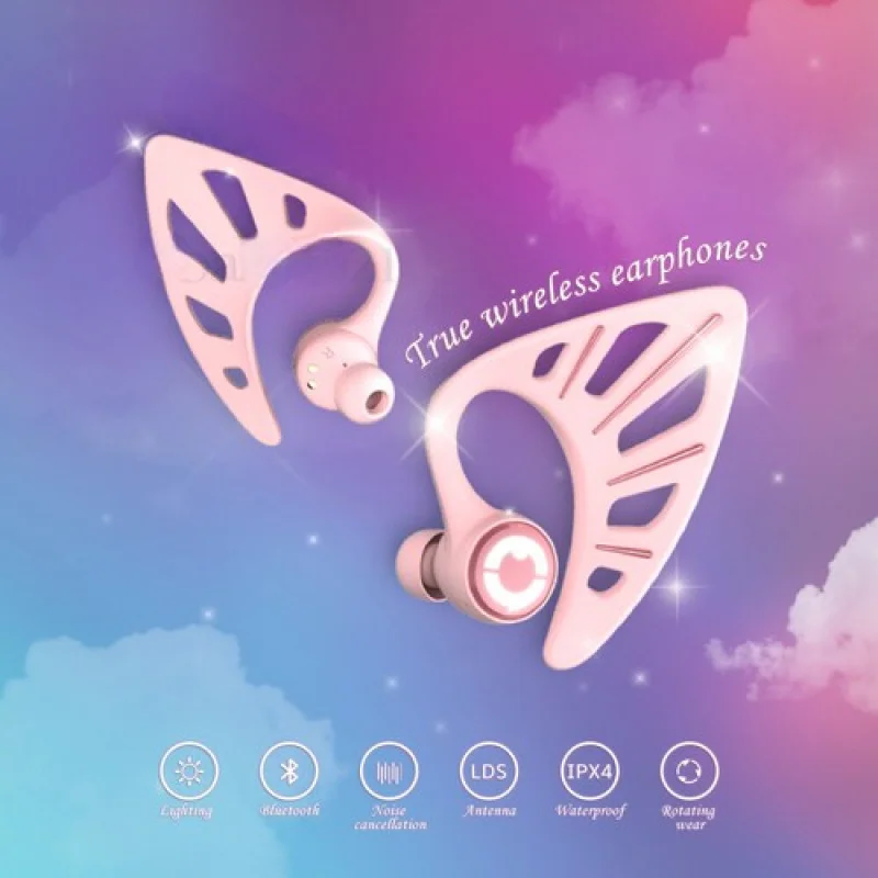 95new لسماعات YOWU True اللاسلكية Bluetooth Halloween Elf COSPLAY