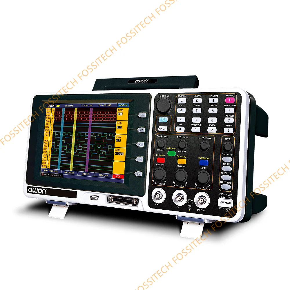 2 kanaal 60MHz-200MHz 1GS-2GS/s 8 "TFT LCD digitale opslag Oscilloscoop + Logic Analyzer MSO7062TD MSO7102TD MSO 8102T MSO 8202T