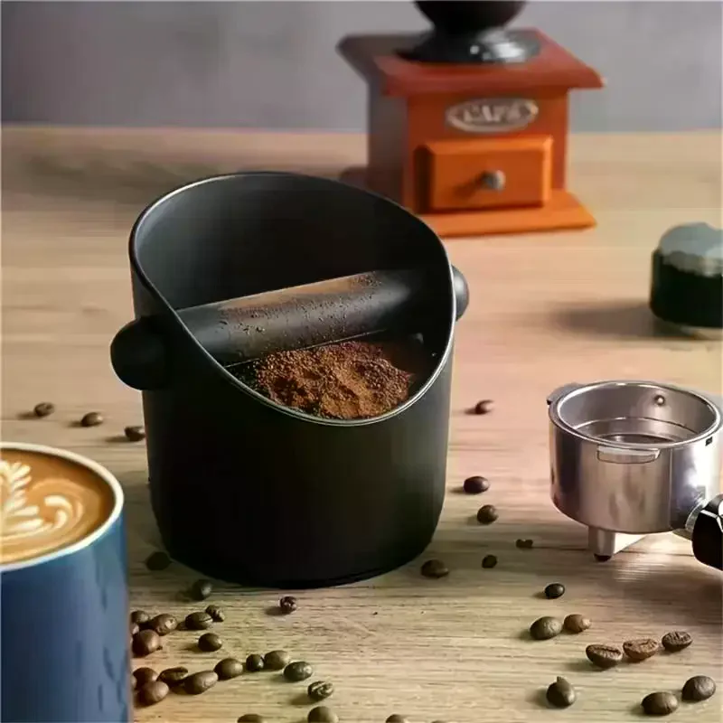Coffee Knock Box Espresso Grounds Container Anti Slip Dump Bin For Coffee Shop Barista Accessories Cafe Grind Tools