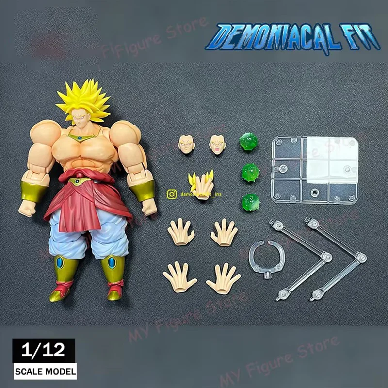 Figura Original Demoniacal Fit Dragon Ball Broly, figura de acción legendaria Berserker Broly, estatua, colección DBZ, juguete, regalo de cumpleaños