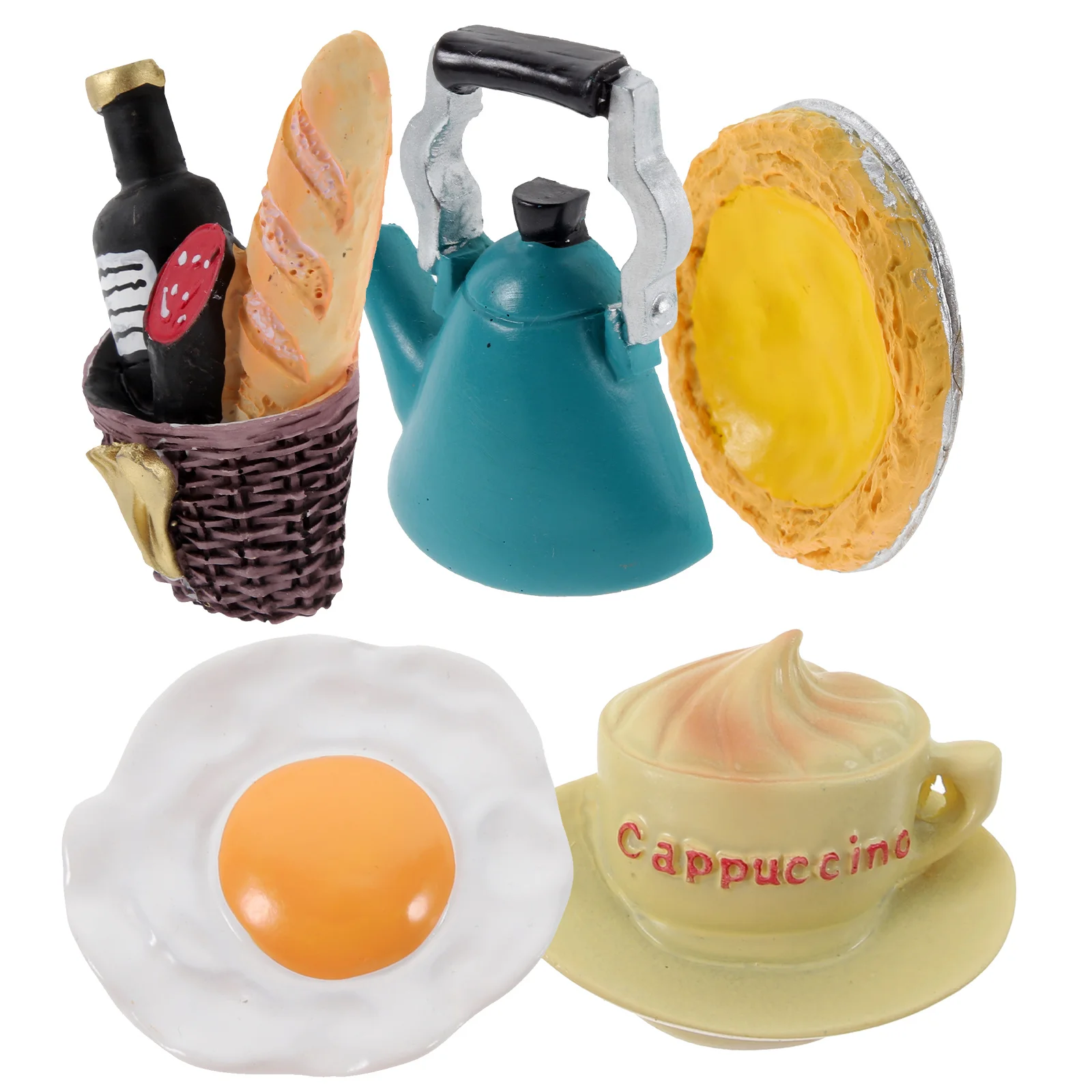 

5Pcs Magnetic Sticker for Fridge Food Inspired Refrigerator Sticker Decorative Fridge Accessories Kitchen Wall Decoration