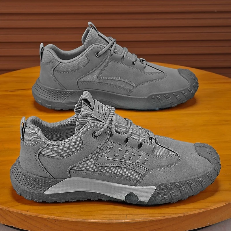 

Men's Casual Sports Climbing Shoes Anti-slip Wear-resistant Workwear Spring New Arrival MPPMCK Brand Korean Style round Toe