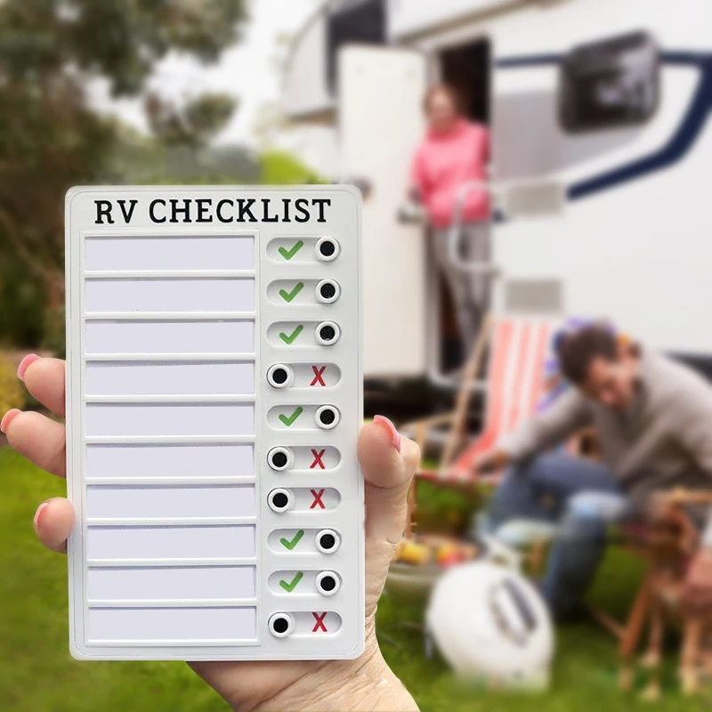 قائمة مراجعة لوحة المذكرة للأعمال البلاستيكية RV للقيام بقائمة المفكرة لتشكيل العادات الجيدة R9UA