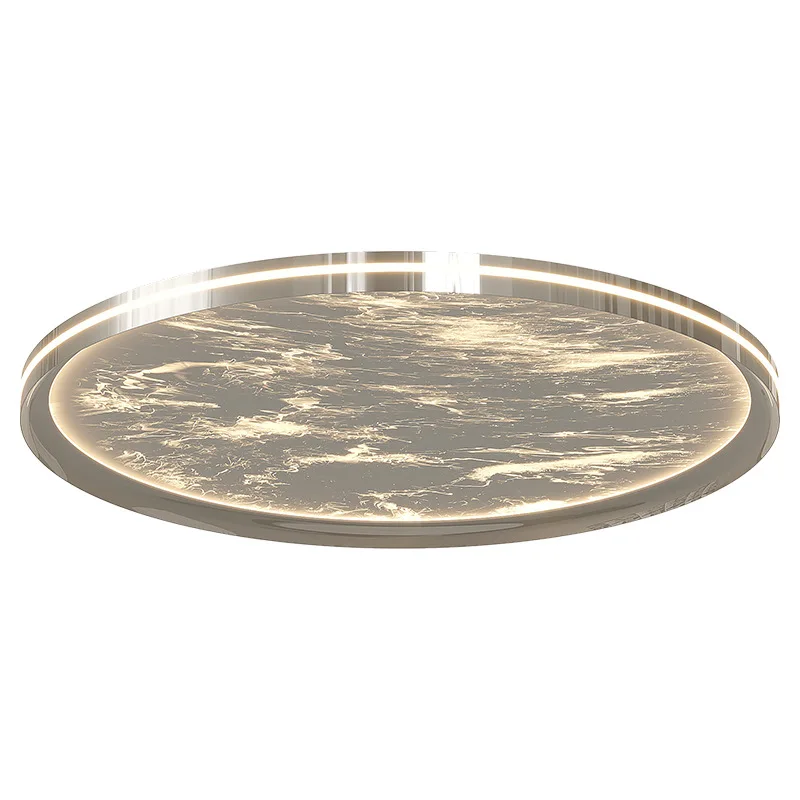 

Italian minimalist main light, round wave pattern, room study eye protection dimming