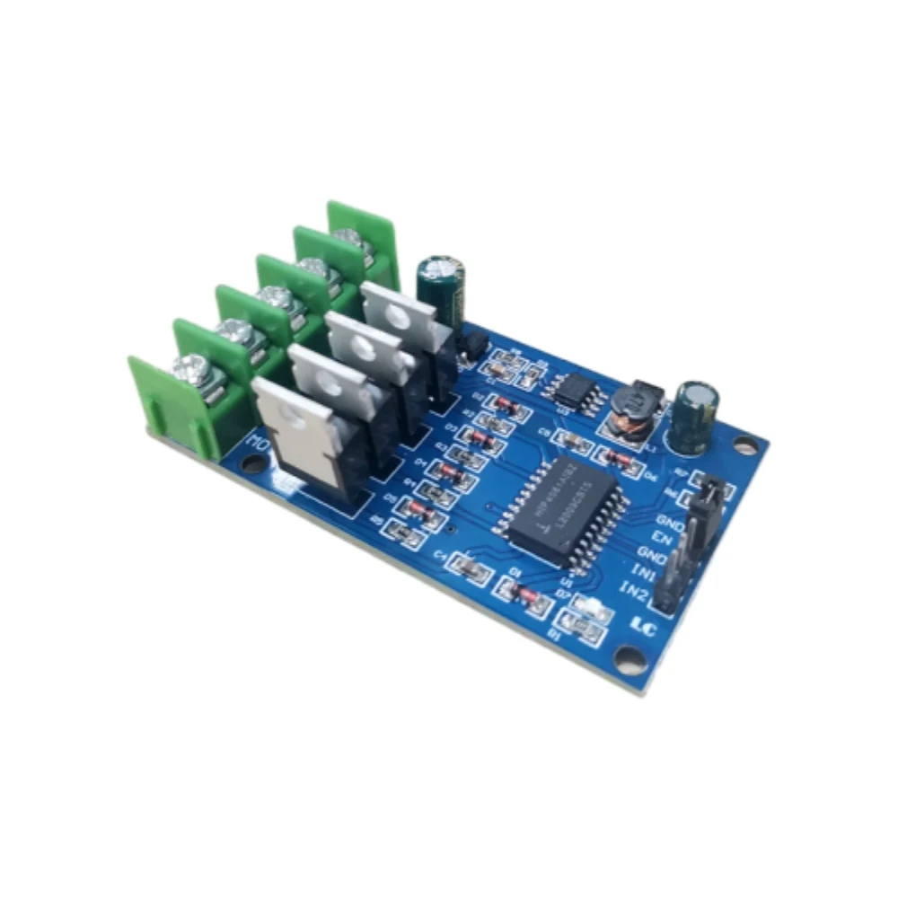 170W DC5-30V High Power H Bridge Motor Driver Module NMOS with Brake Forward and Reverse PWM Duty Cycle Motor Speed Controller