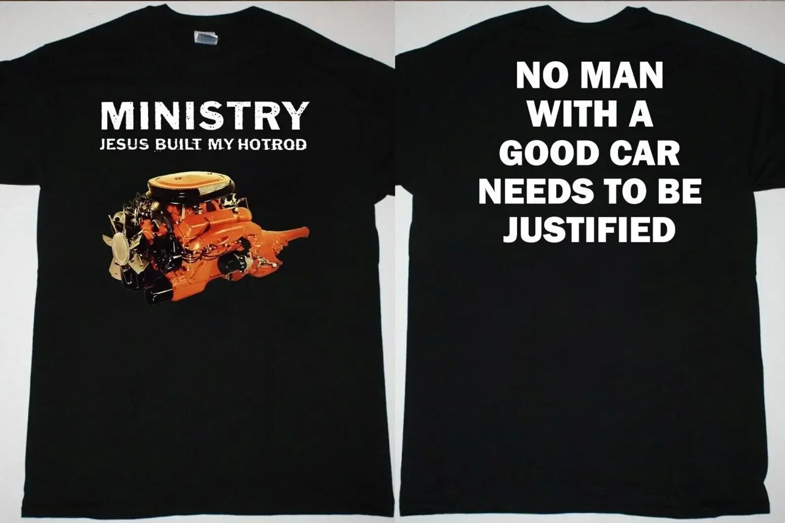 Jesus Built My Hotrod MINISTRY Album 1992 T-Shirt, Ministry Rock Band T-Shirt