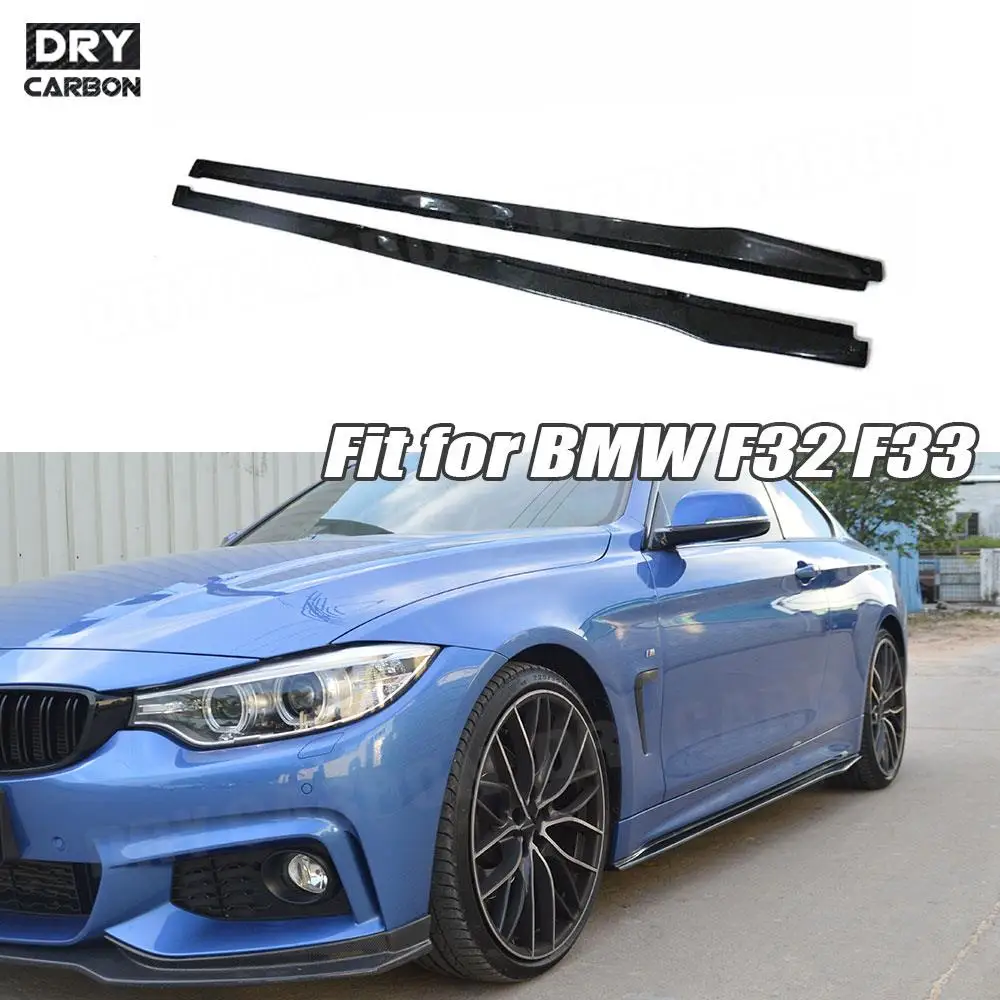 

Carbon Fiber Side Skirts Apron Lip Spoiler for BMW 4 Series F32 F33 Coupe 2 Door 2014-2019 Car Styling Body Kits Accessories