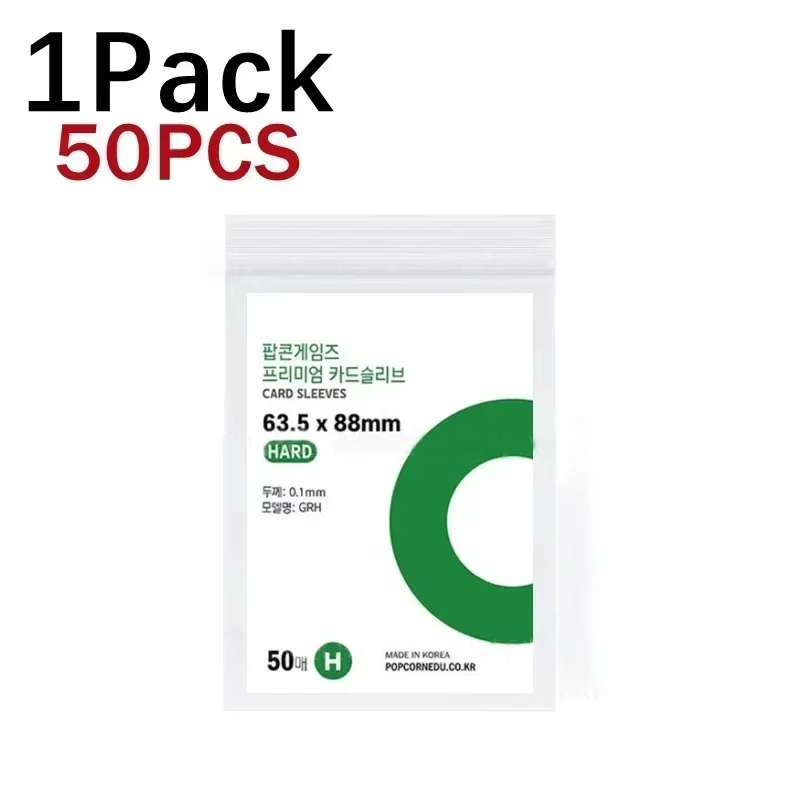 1-500Pcs Korea Karte Ärmeln HD Transparent Kpop Idol Karte Schutzhülle Photcards Schutz Fall Box Für Popcorn karte Halter