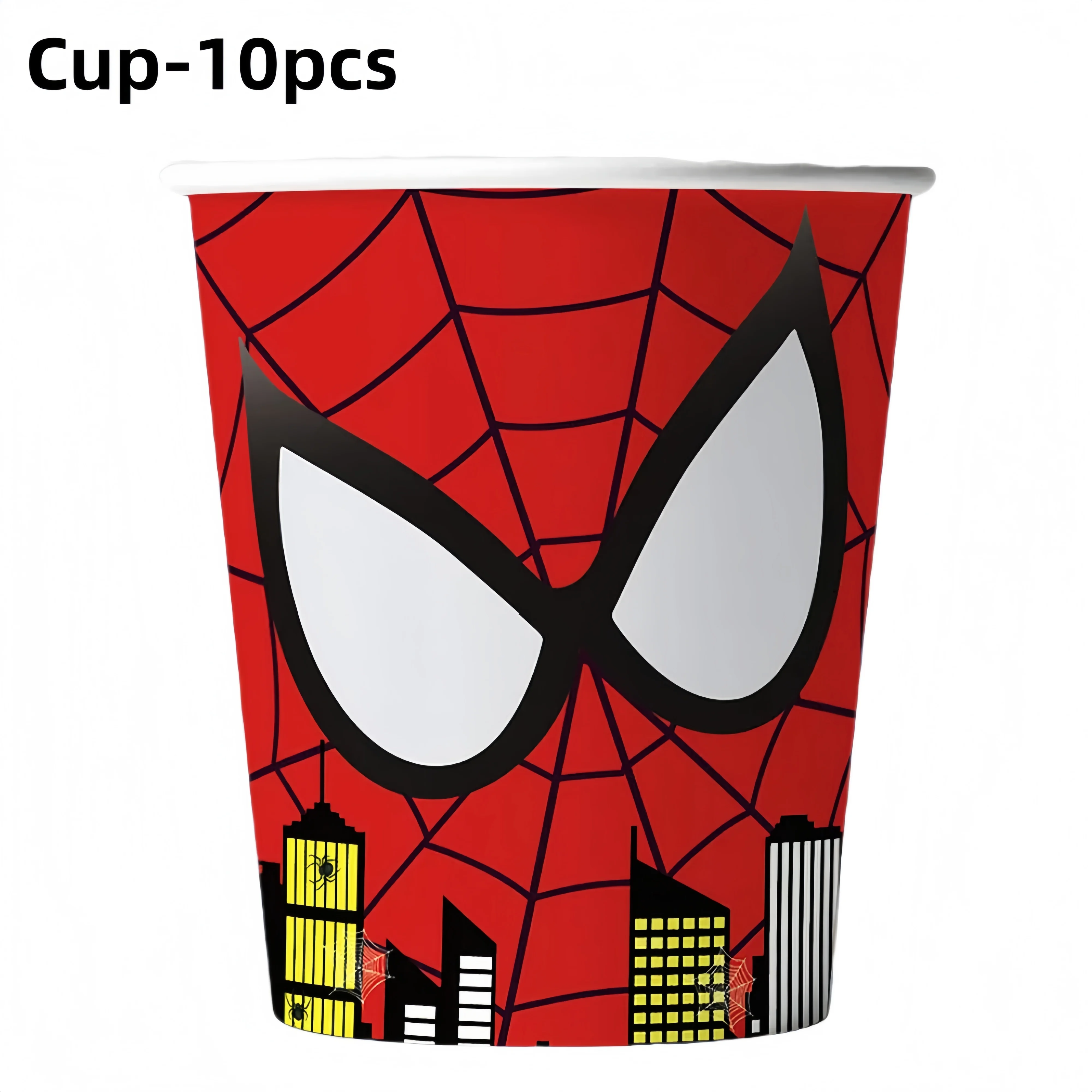 Spiderman Birthday Party Decoration Superhero Tableware Cup Plate Balloon Cake topper Superhero Party Supplies Baby Shower Decor