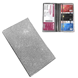 Bling Car Registration and Insurance Holder Leather Vehicle Card Document Holder Glove Box Organizer Driver License Cards ID