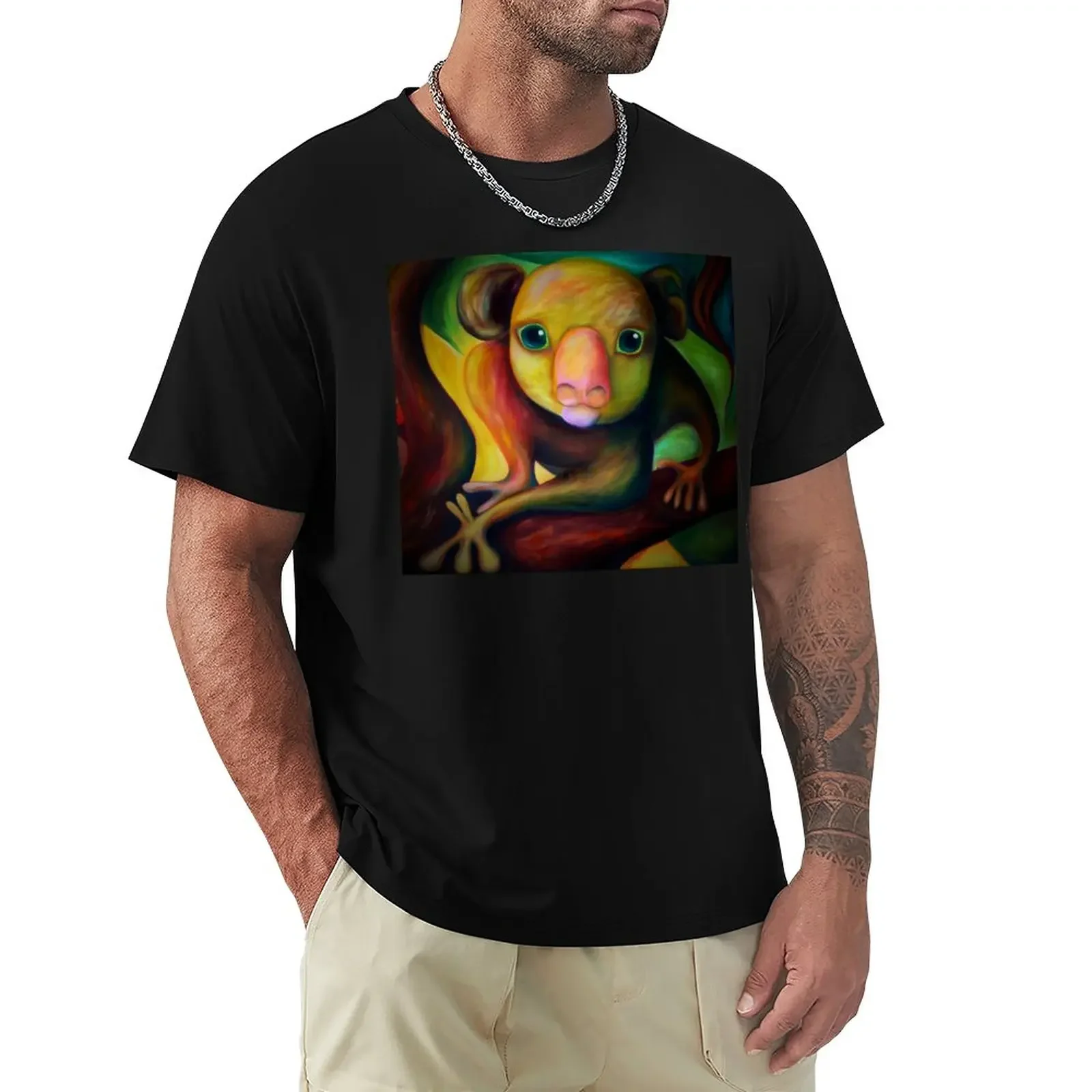 Stalking Koala II - vingette T-Shirt vintage anime aesthetic clothes t shirts for men pack