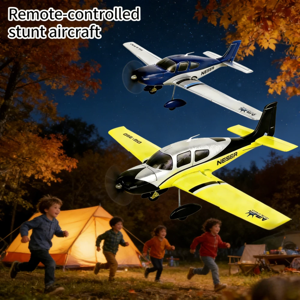 

QIDI-580 4Channel Remote Control Aircraft SR22 Simulation Aircraft 1504 Brushless Motor Remote Control Toys For Children Gifts