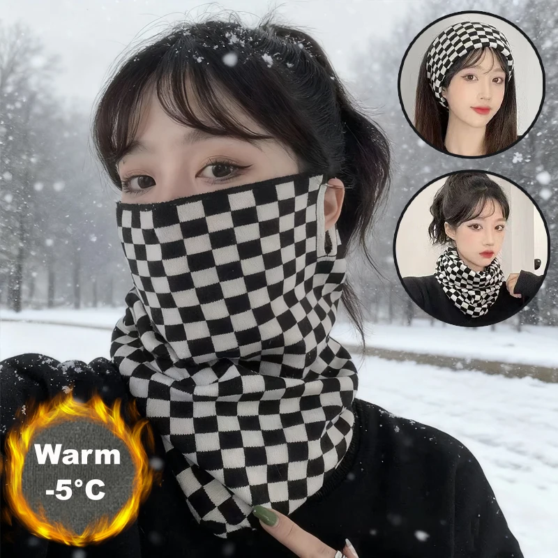 

Ветрозащитная зимняя теплая маска для мужчин и женщин, плюшевые утолщенные гетры, лыжный шарф для езды на велосипеде, бега, хип-хопа, спорта на открытом воздухе