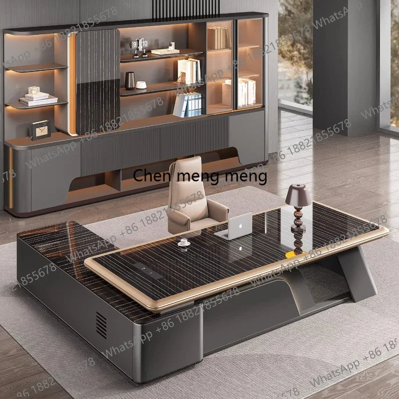 A55 Computer L Shaped Room Desks Portable Gaming Sedentary Work Desktop Office Table Writing Filing Cabinet Industrial Furniture