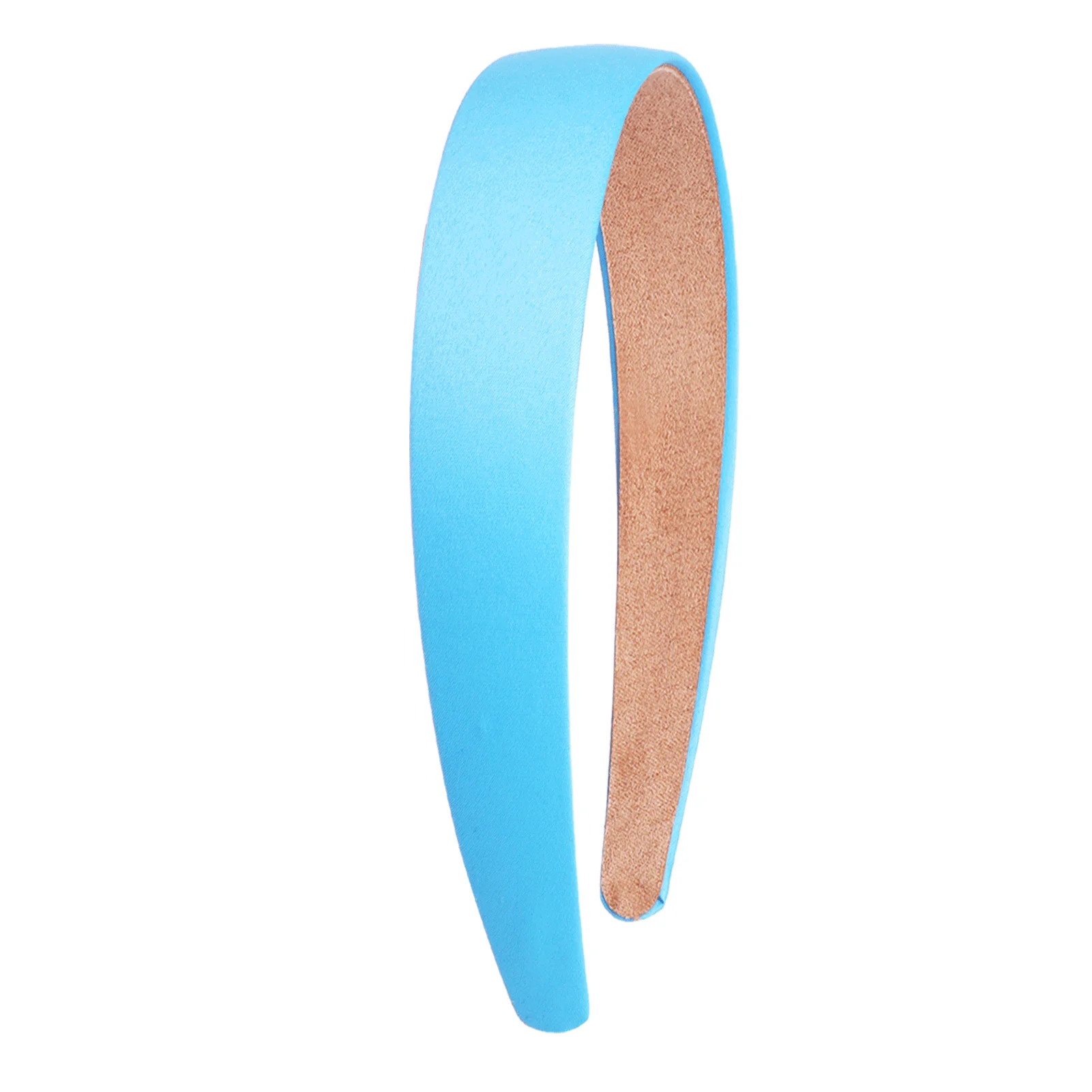 Buntes Satin-Stirnband, 2,5 cm, hartes, rutschfestes Stirnband, DIY-Haarbänder, schlichte Satin-Stirnbänder für Frauen, 21 Farben – Detail 8