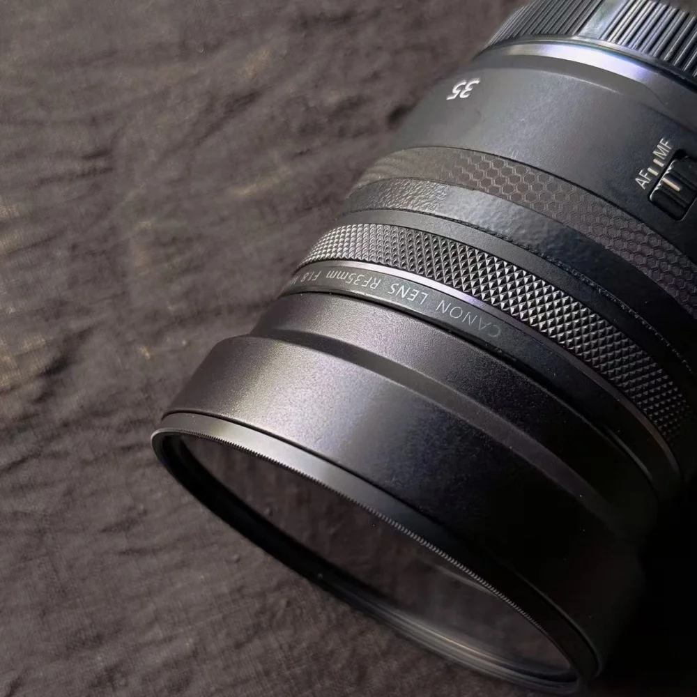 

RF35f1.8 Metal Camera Lens Hood Lens Shade For Canon RF35mm f1.8 STM Lens Hood Replaces Photography Accessories
