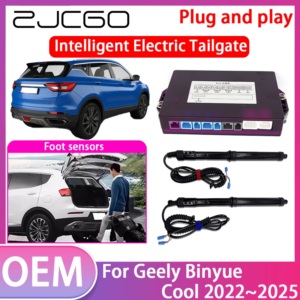 

ZJCGO Electric Tailgate Lift Drive Trunk Opening Tail Gate Lift Soft Close For Geely Binyue Cool 2022 2023 2024 2025