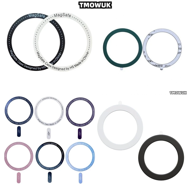 

For IPhone 13 14 15 16 Pro Max Plus Mini Magsafe Ring, Wireless Charging Sticker Enhances Grip.