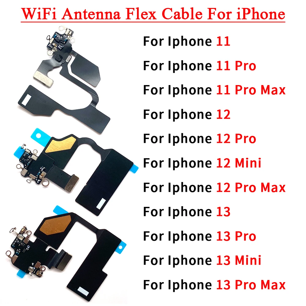 

WiFi GPS NFC Bluetooth Signal Board Antenna Connector Cellular Flex Cable For iPhone 11 12 13 Pro XS Max 12 13 Mini X XR Cable