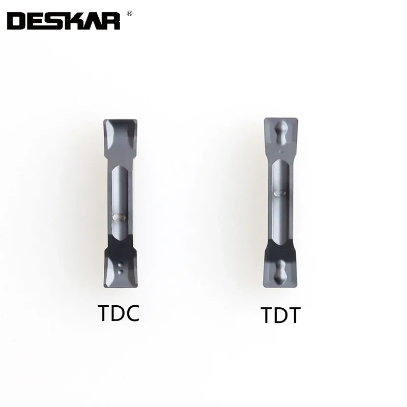 Deskar الأصلي الحز Cnc إدراج Tdc200 Tdc3 Tdc4 Tdt2 Tdt3 Tdt4 Lf6018 2 مللي متر 3 مللي متر مخرطة باستخدام الحاسب الآلي الحز كربيد إدراج أدوات القطع والحز لأجزاء الفولاذ المقاوم للصدأ والصلب