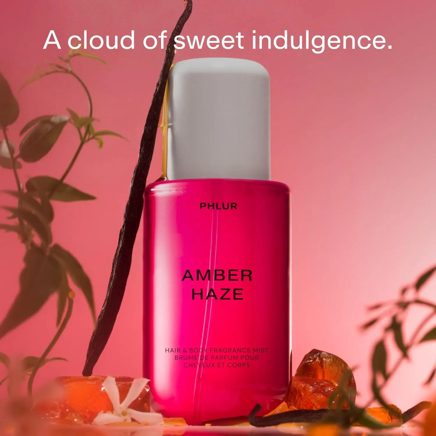 رذاذ الجسم الناعم من PHLUR Vanilla Skin للشعر والجسم، رذاذ عطري من خشب الزهور الحلوة الدافئة، فكرة هدية مريحة للعطلات