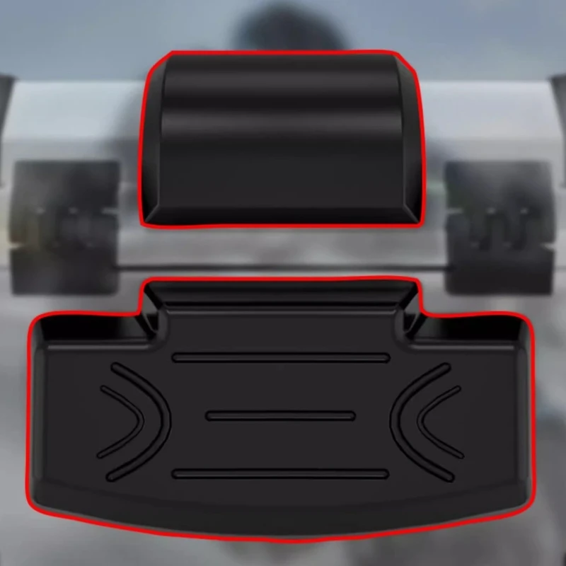 H3CE Ergonomic Motorcycle Passenger Back Cushion 45L Aluminum Top Box Support Comfortable Long Distance Riding