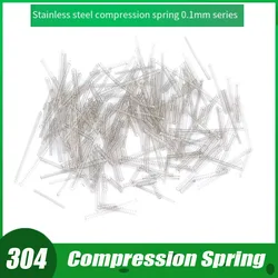10Pcs Wire Diameter 0.1mm 304 Stainless Steel Compression Spring Return Precision Small Spring Outside Diameter 0.8mm/6.5mm