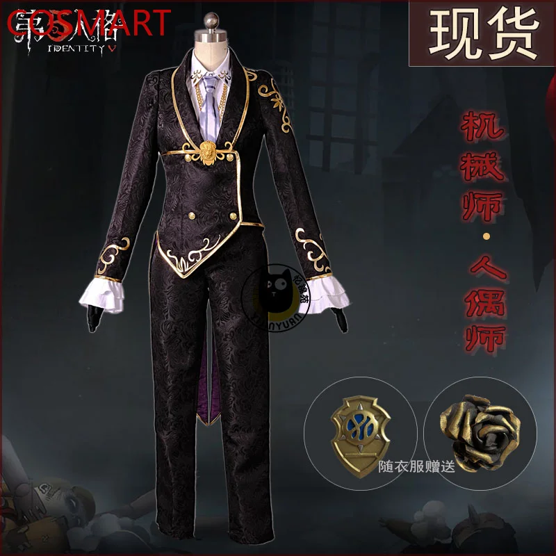 

COSMART Identity V Mechanic Puppeteer Cosplay Costume Cos Game Anime Party Uniform Hallowen Play Role Clothes Clothing New