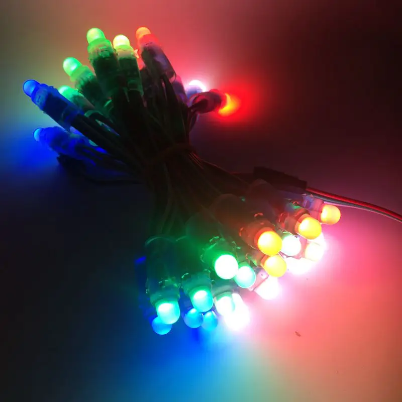 1000pcs 12mm WS2811 2811 IC Full Color Pixel LED Module Light DC 5V Waterproof IP68 RGB color Digital LED Pixel Light Wholesale