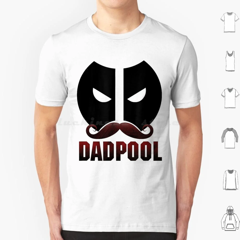 Pool Day T Shirt Big Size 100% Cotton Mcu Father Day Xmen For Dad Dad Fox Wade Logan Hugh Jackman Ryan Reynolds