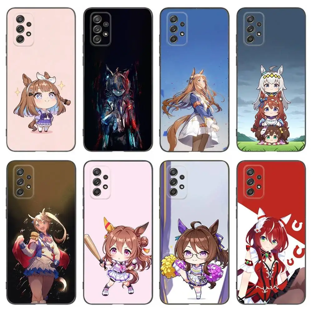

U-Uma Musume Pretty Derby Phone Case For Samsung Galaxy A13,A21s,A22,A31,A32,A52,A53,A71,A80,Soft Black Shell