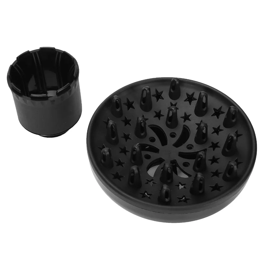 Adjustable Airflow Hair Dryer Diffuser Black Color Professional Universal Diffuser Attachment Portable Universal