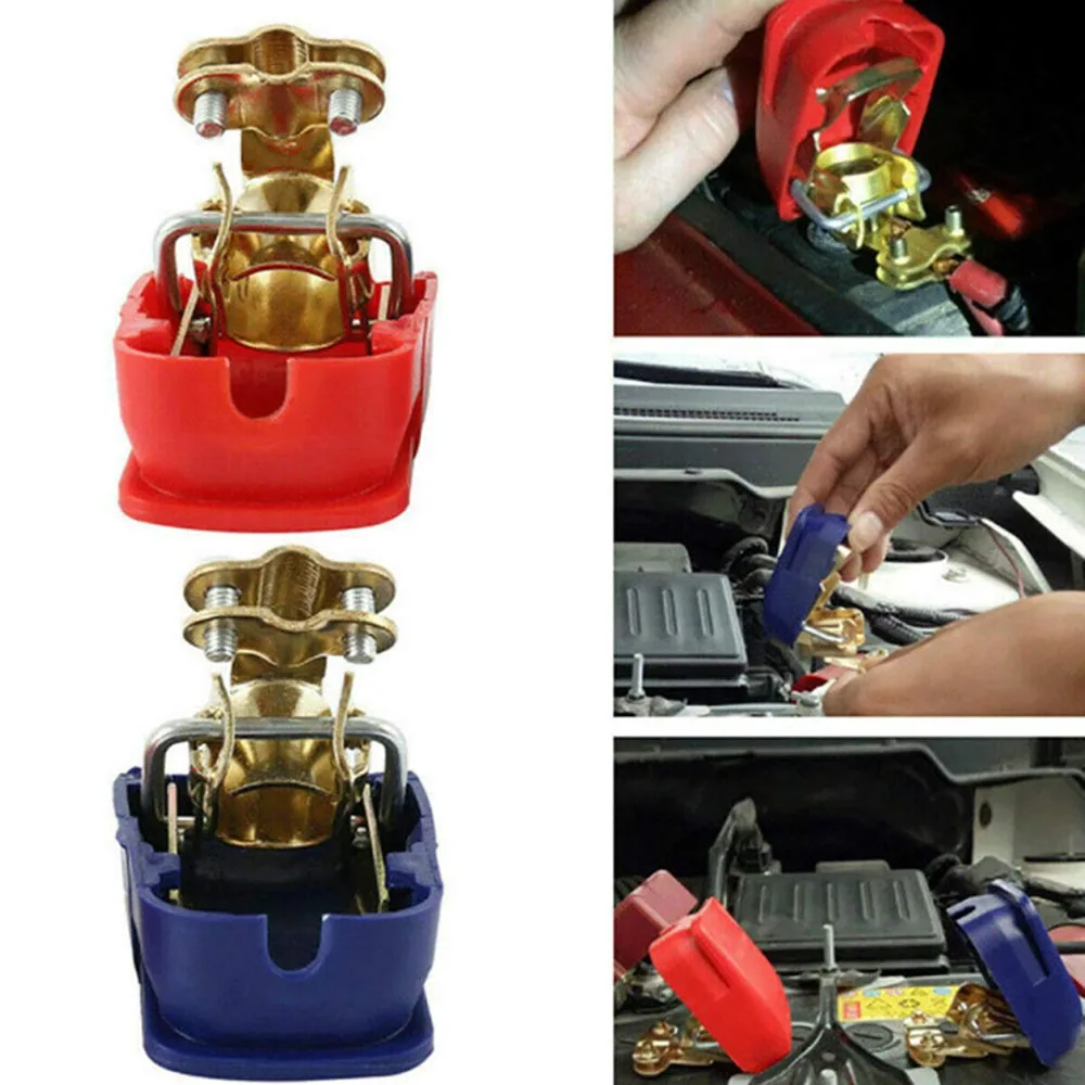 

1 пара разъемов для клемм аккумулятора, отрицательная и положительная пластина, быстроразъемный автомобильный разъем, зажимы для аккумулятора, зажимы для верхней стойки