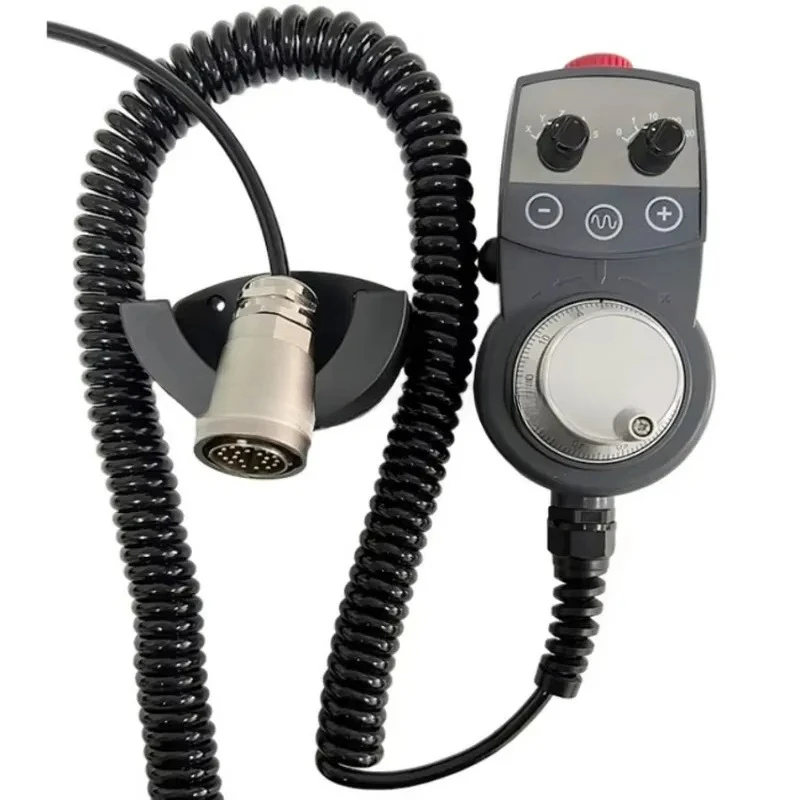 Universal CNC MPG Pendant Handwheel Manual Pulse Generator Emergency Stop for Router